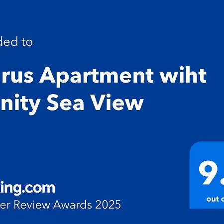 Daire Glarus Wiht Infinity Sea View *